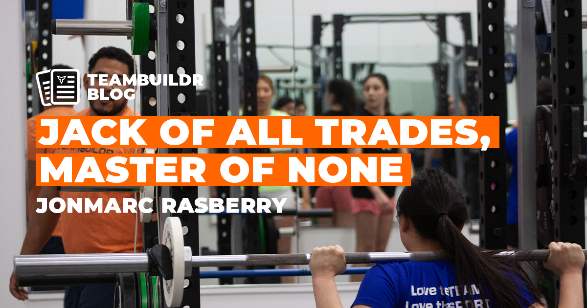 Jack Of All Trades Master Of None Deutsch Jack of All Trades, Master of None in Coaching